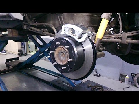 Toyota Tacoma UPI rear drum to disc conversion kit installation guide
