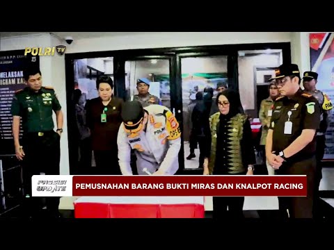 PRESISI UPDATE : POLRESTA AMBON GELAR PEMUSNAHAN MIRAS 23/03/2025 13.00