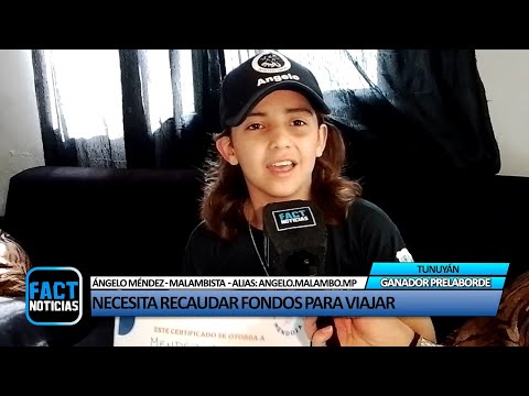 Ángelo Méndez representará a Tunuyán en Laborde y necesita tu ayuda para viajar