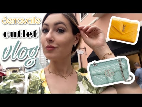 Serravalle 2022 Vlog: Designer Outlet Shopping in Italy - follow me around at YSL, Burberry & Gucci