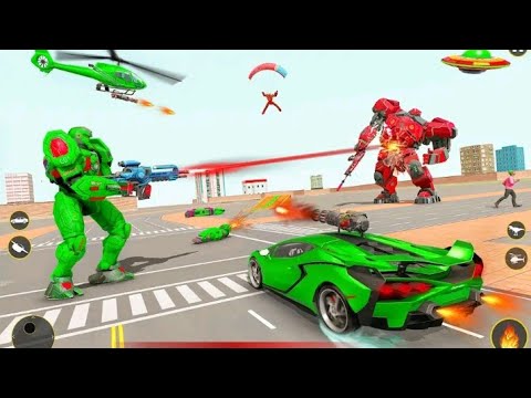 Helicopter Robot Car Game 3d-Android Gameplay