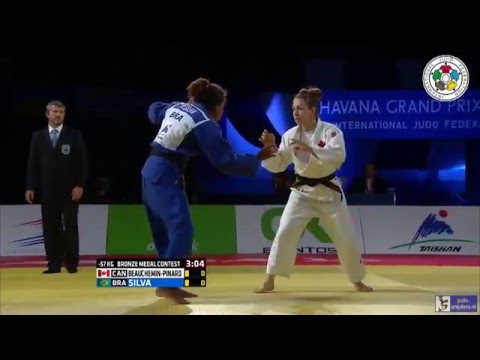Judo 2016 Grand Prix Havana: Beauchemin Pinard (CAN) - Silva (BRA) [-57kg] bronze