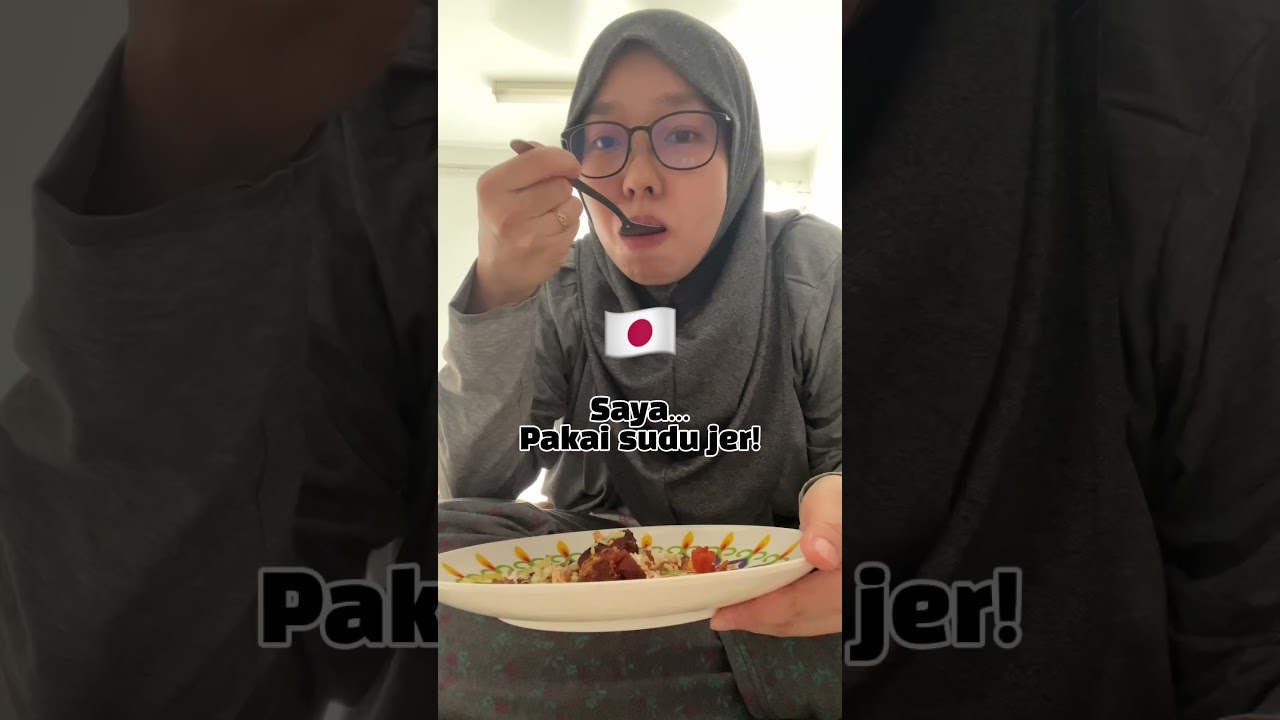 Kalau order kunyit,saya pilih campur 🐔🐮#japanese #malaysia #japaneseinmalaysia #国際結婚