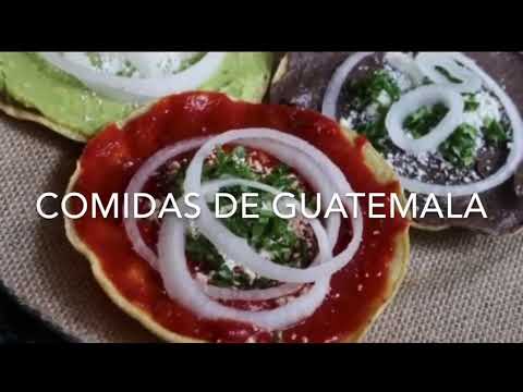 COMIDAS típicas de GUATEMALA