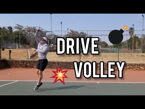 How to hit a drive Volley. (and when to use it)