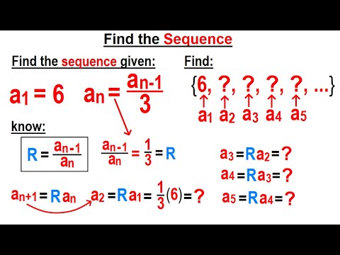 Algebra Ch 48 Sequences and Series 1 of 34 What is the Difference