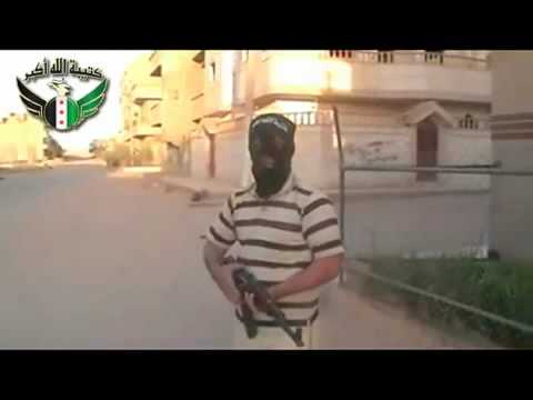 لقاء مع أحد عناصر كتيبة الله أكبر المرابطين عند الهجانة في مدينة البوكمال في محافظة دير الزور