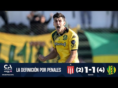 La serie de penales. Estudiantes de La Plata 1 (2) - Aldosivi 1 (4). 16avos. Decimotercera edición.