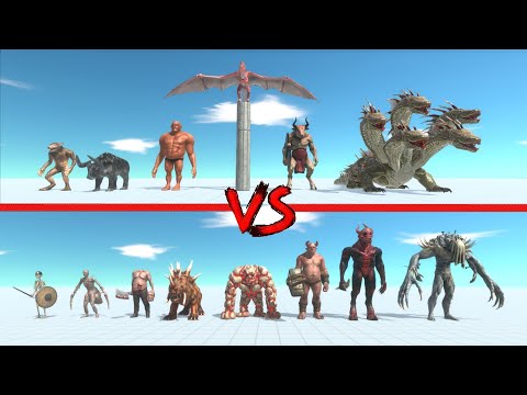 Infernal Animals vs Fantasy Animals - Animal Revolt Battle Simulator