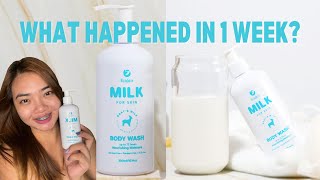 HER SKIN MILK BODY WASH | IMPRESSION + REVIEW | MILK FOR SKIN | KATHRYE | ALAGANG HER SKIN