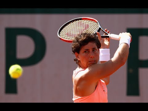 Теннис Bucharest Shot of the day: Carla Suarez Navarro rips a powerful forehand