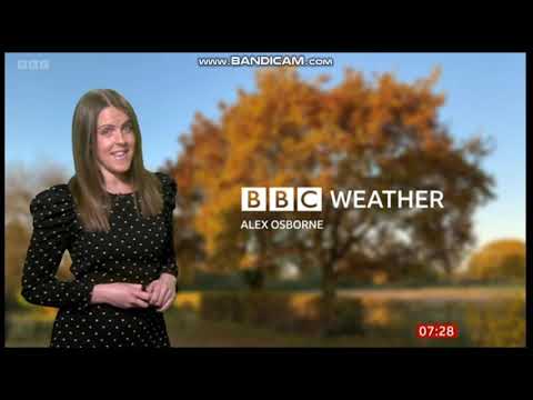 (HD) Alex Osbourne BBC ONE Points West weather November 18th 2022 - 60 fps