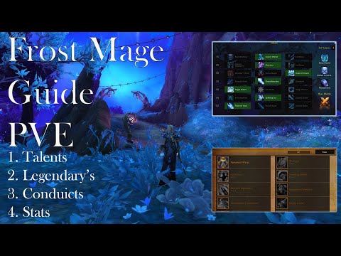 Quick Frost mage PVE Guide for Shadowlands Pre Castle Nathria