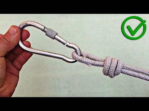 Jättefin knut! Nu vet du hemligheten med denna knut