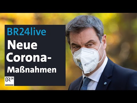 BR24live: Markus Söder verkündet neue Corona-Maßnahmen | BR24