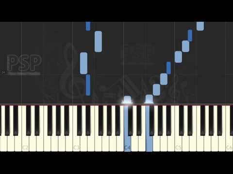 [MEDIUM LEVEL] J.S.BACH - Arioso from Cantata 156 (synthesia) [piano solo tutorial]