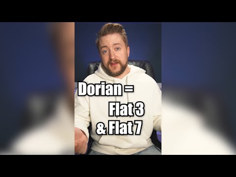 The Dorian Mode Explained in 60 Seconds #shorts