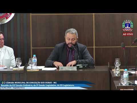 REUNIÃO DA 03ª SESSÃO ORDINÁRIA, DA 2ª SESSÃO LEGISLATIVA, DA XX LEGISLATURA.