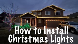 How to Hang Exterior Christmas Lights Like a Professional
