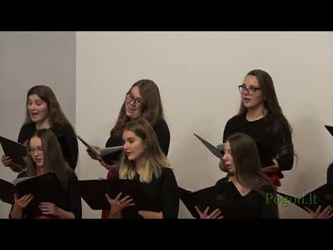 Vytauto Didžiojo universiteto kamerinio merginų choro koncerto fragmentai