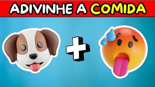 🍔 ADIVINHE A COMIDA PELOS EMOJIS 🍕 - DESCUBRA A COMIDA ESCONDIDA NOS EMOJIS! | EMOJI QUIZ
