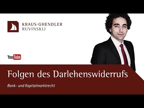 Folgen des Widerrufs