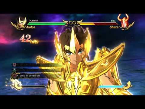 Saint Seiya: Soldiers' Soul - Aiolos Atomic Thunderbolt Combo