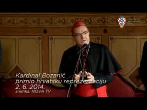Govor kardinala Bozanića hrvatskoj reprezentaciji
