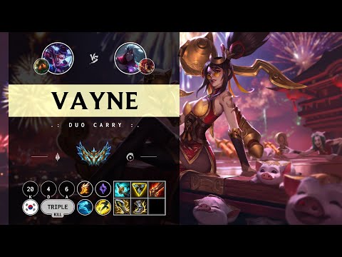 Vayne ADC vs Varus - KR Challenger Patch 14.9