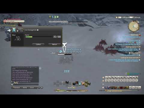 FINAL FANTASY XIV Zhloe Aliapoh Weekly Custom Deliveries: Ice Stalagmite [DoL]