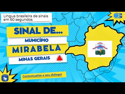 MIRABELA (município de Minas Gerais) em Libras #shorts