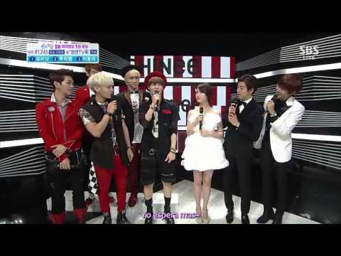 130526 SHINee cut@Inkigayo Adios Sub Español