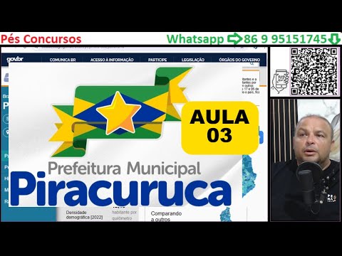 PIRACURUCA - PI - AUALA 03 - CONHECIMENTOS SOBRE O MUNICÍPIO