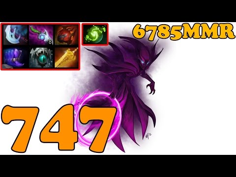 Dota 2 - 747 6700 MMR Plays Spectre vol 2# - Ranked Match Gameplay