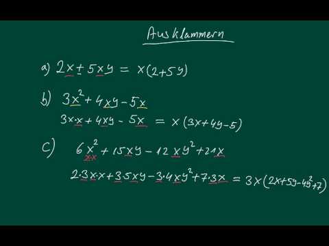 Factoring out expressions - simple and easy to understand
