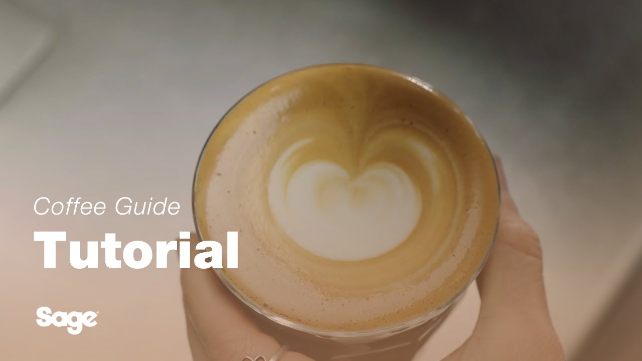 How to create latte art: the dot