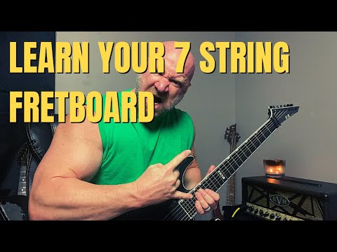 How to Learn Your 7 String Fretboard Better (1 Metal Riff in 4 Places)