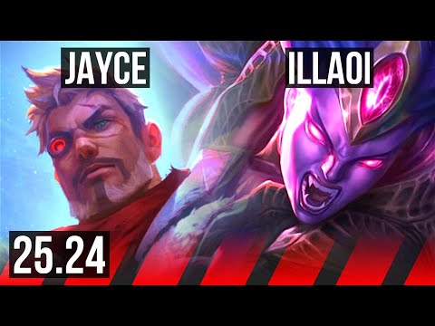 JAYCE vs ILLAOI (TOP) | KR Grandmaster | 25.24