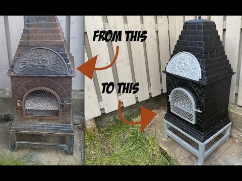 Restoring A Very Rusty Outdoor Pizza Oven