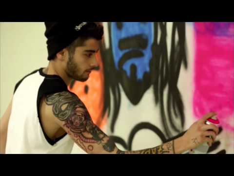 One Direction - 1DDAY - Zayn Spray Painting Video