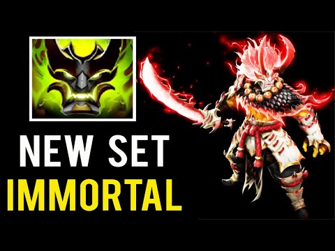 NEW ONI JUGGERNAUT Ultra Rare Immortal Set First Pro Gameplay by Sylar Madness Build Dota 2