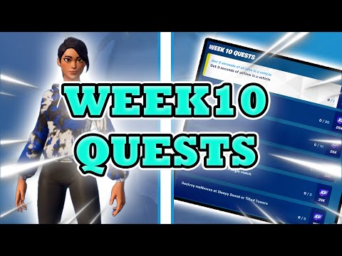 Fortnite all Week 10 Season Quests - Chapter 3 Season 1 - guide