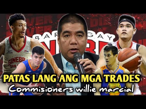 Com willie marcial nag salita na sa trade ni malonzo at tolentino  at kay troy at oftana