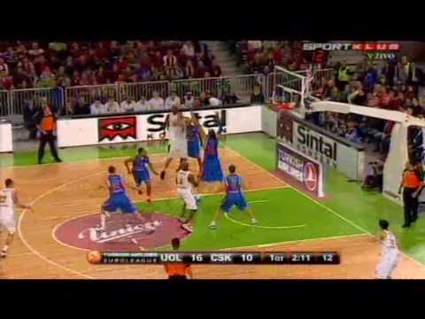 Union Olimpija : CSKA Moscow     81 - 72 (Highlights 15.12.2010)