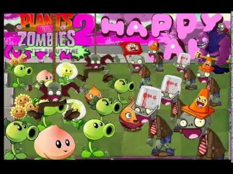 Plants vs Zombies 2 Custom Music - Happy Land Ultimate Battle