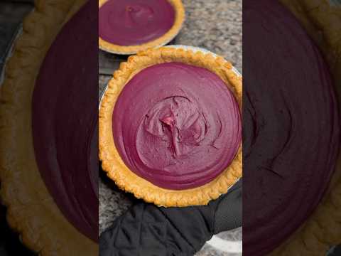 Purple Sweet Potato Pie 🥧 and here’s how to do it❗️✅ #sweetpotato #thanksgiving #pie #desserts