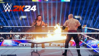 How to Set a Table on Fire in WWE 2k24 (Xbox, Playstation, PC)