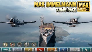 Aircraft Carrier Max Immelmann: First target, Roosevelt - World of Warships