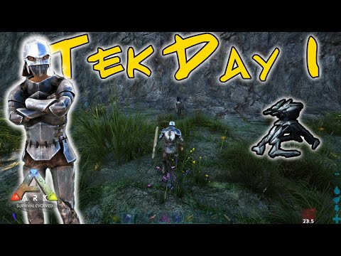 Tek Day 1!!! Ark PvP Fresh Wipe