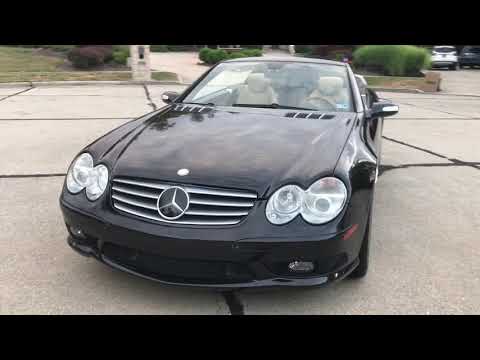 2006 MERCEDES BENZ SL600 TWIN-TURBO V12 DESIGNO HARDTOP CONVERTIBLE WITH TOP DOWN WALK AROUND